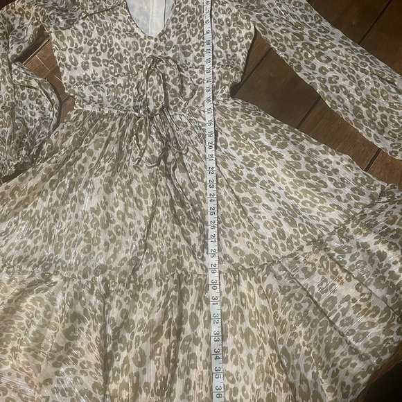 Walter Barker size 2 sheer cheetah print dress - Picture 10 of 11